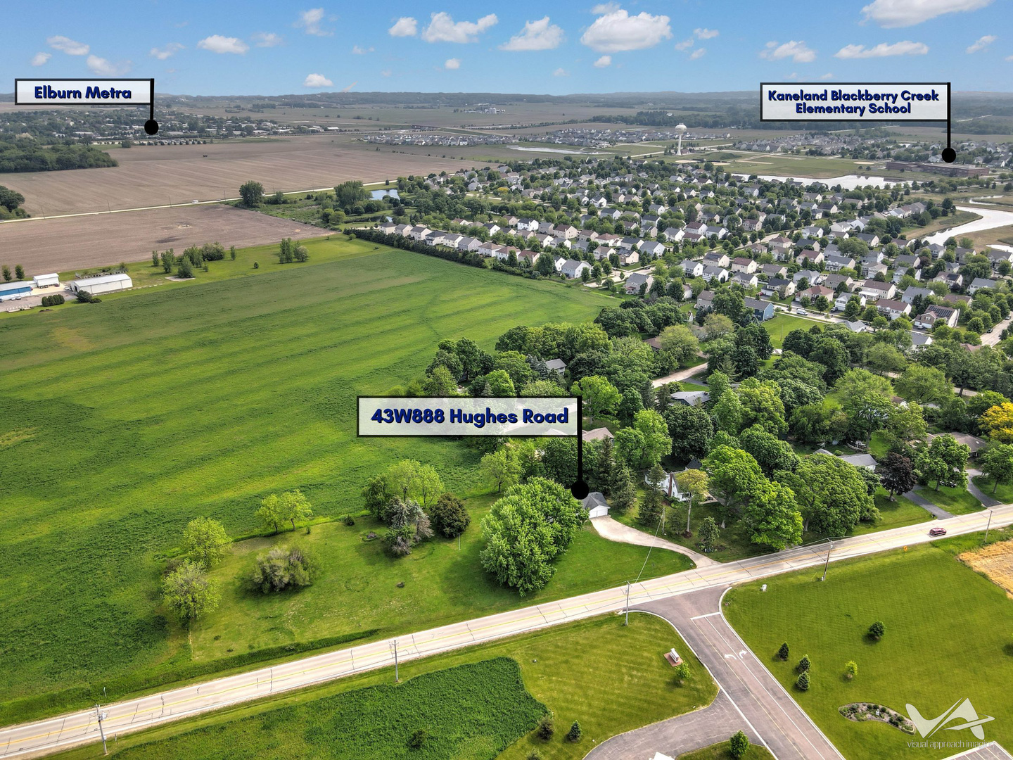 43W888 Hughes Road Elburn, IL 60119 - Photo 24 of 25 a view of a city
