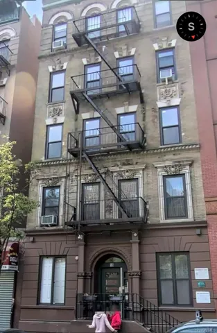 a front view of a building with entryway