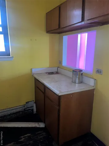 a room with storage and utility