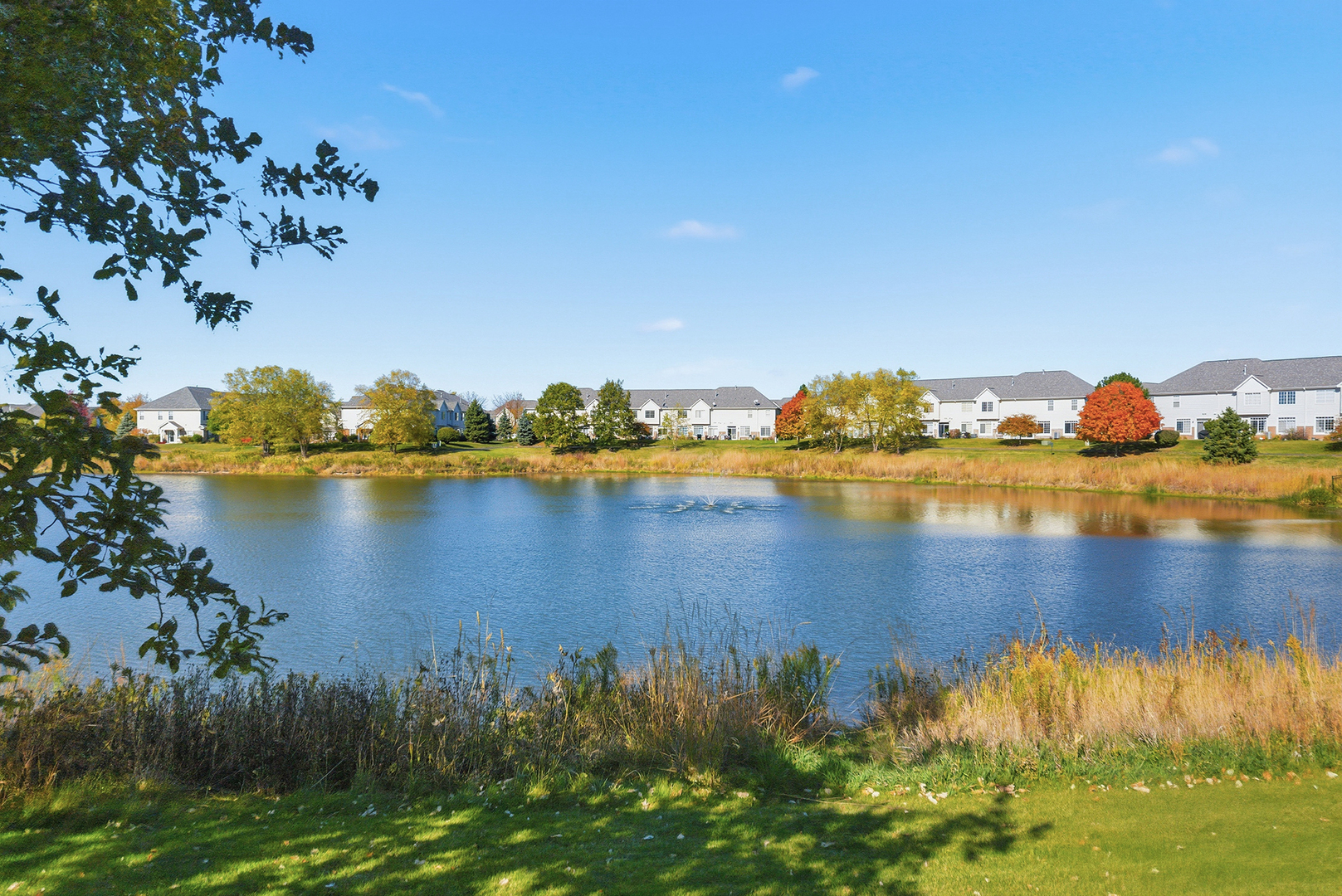 2017 Pembridge Lane Joliet, IL 60431 - Photo 2 of 19 an aerial view of a houses with ocean view