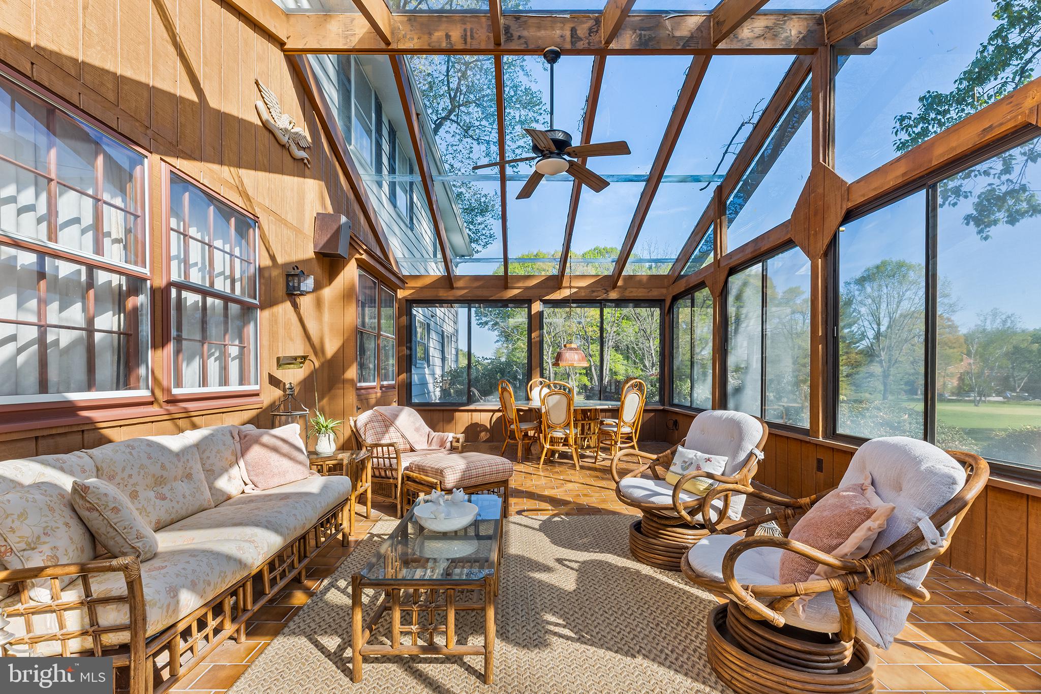 1297 Old Eagle School Road Wayne, PA 19087 - Photo 17 of 33 Huge sun room w/ golf course views