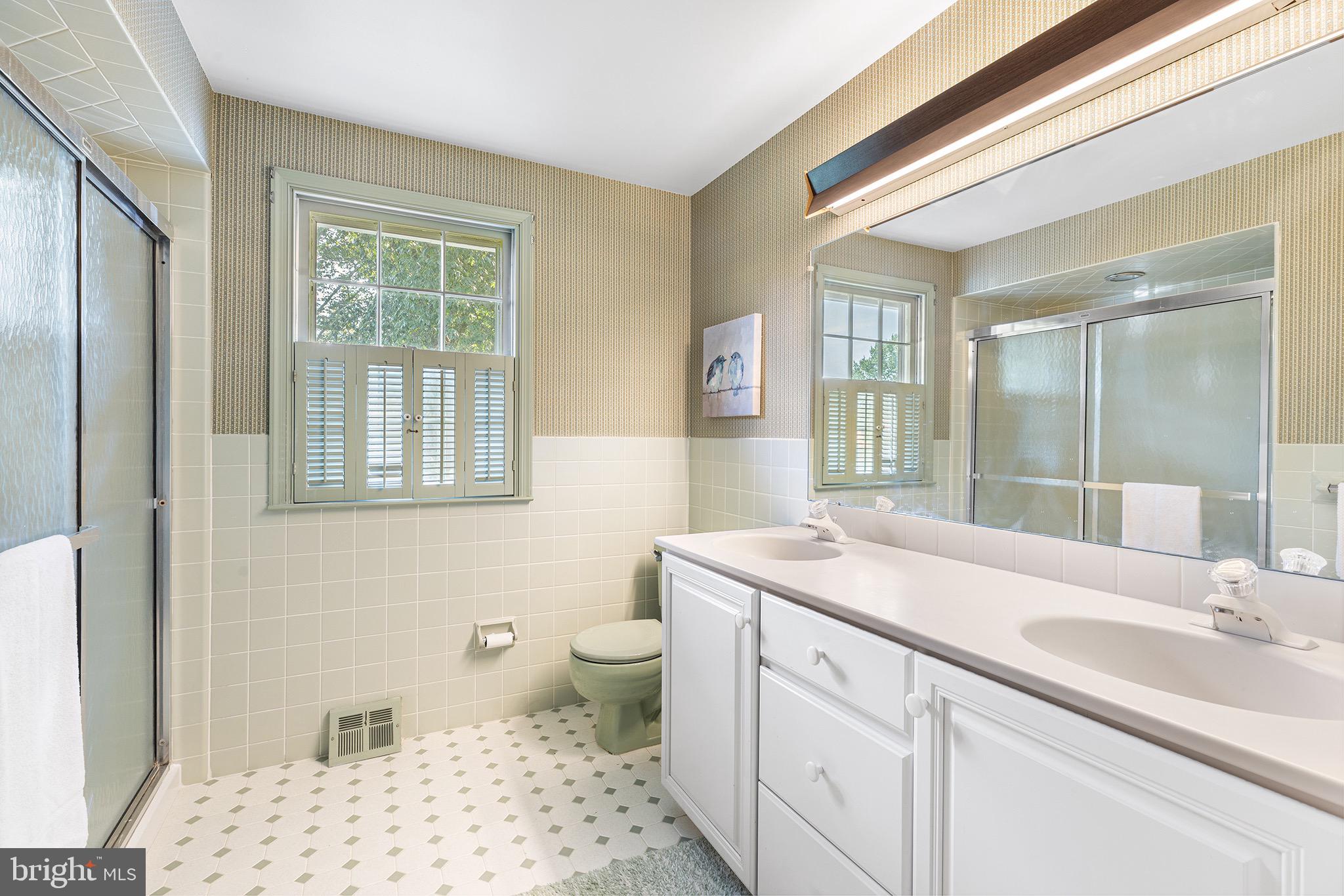 1297 Old Eagle School Road Wayne, PA 19087 - Photo 27 of 33 2nd floor bath w, walk in shower