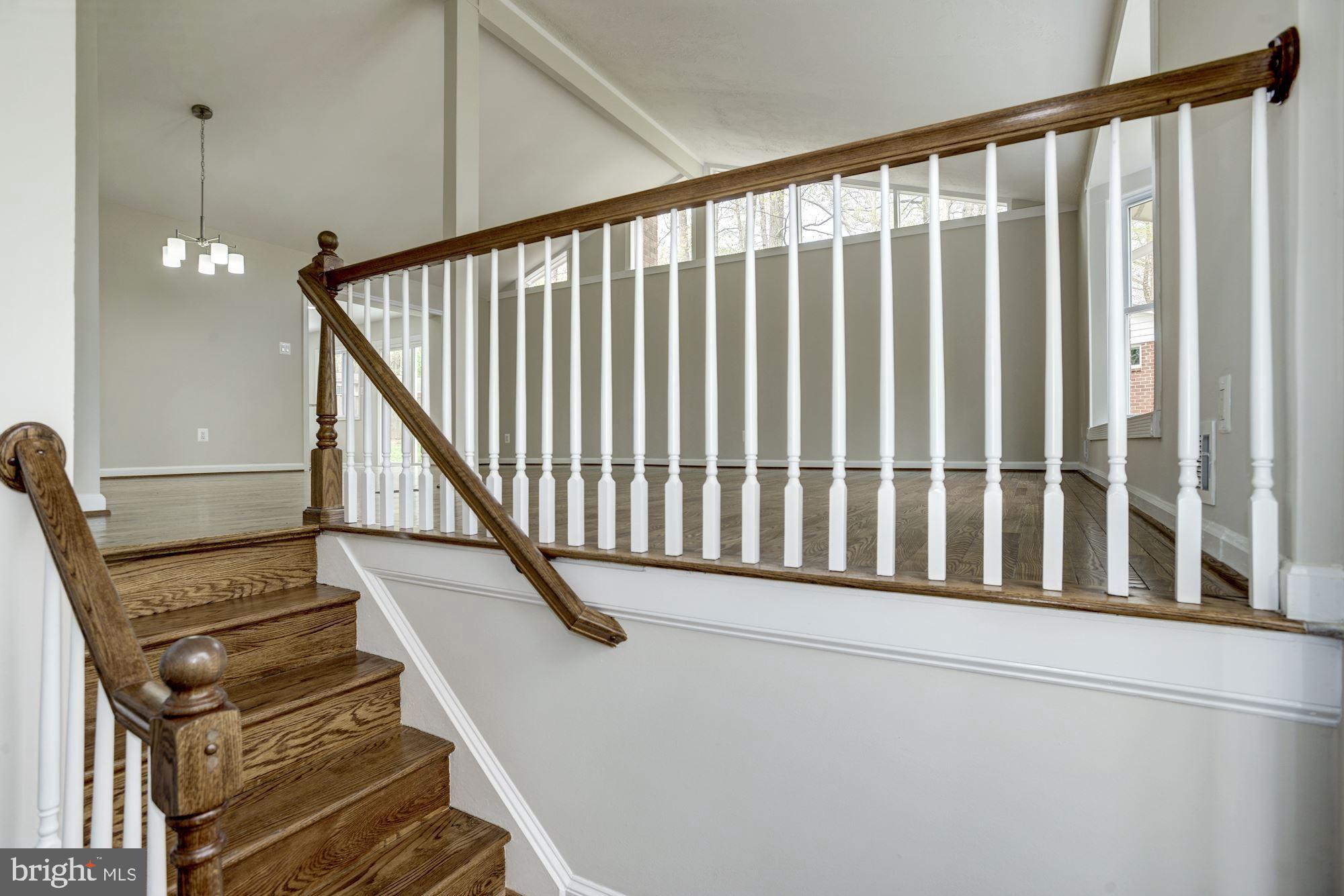 8820 Trafalgar Court Springfield, VA 22151 - Photo 14 of 51 Entry Stairway to Upper LVL