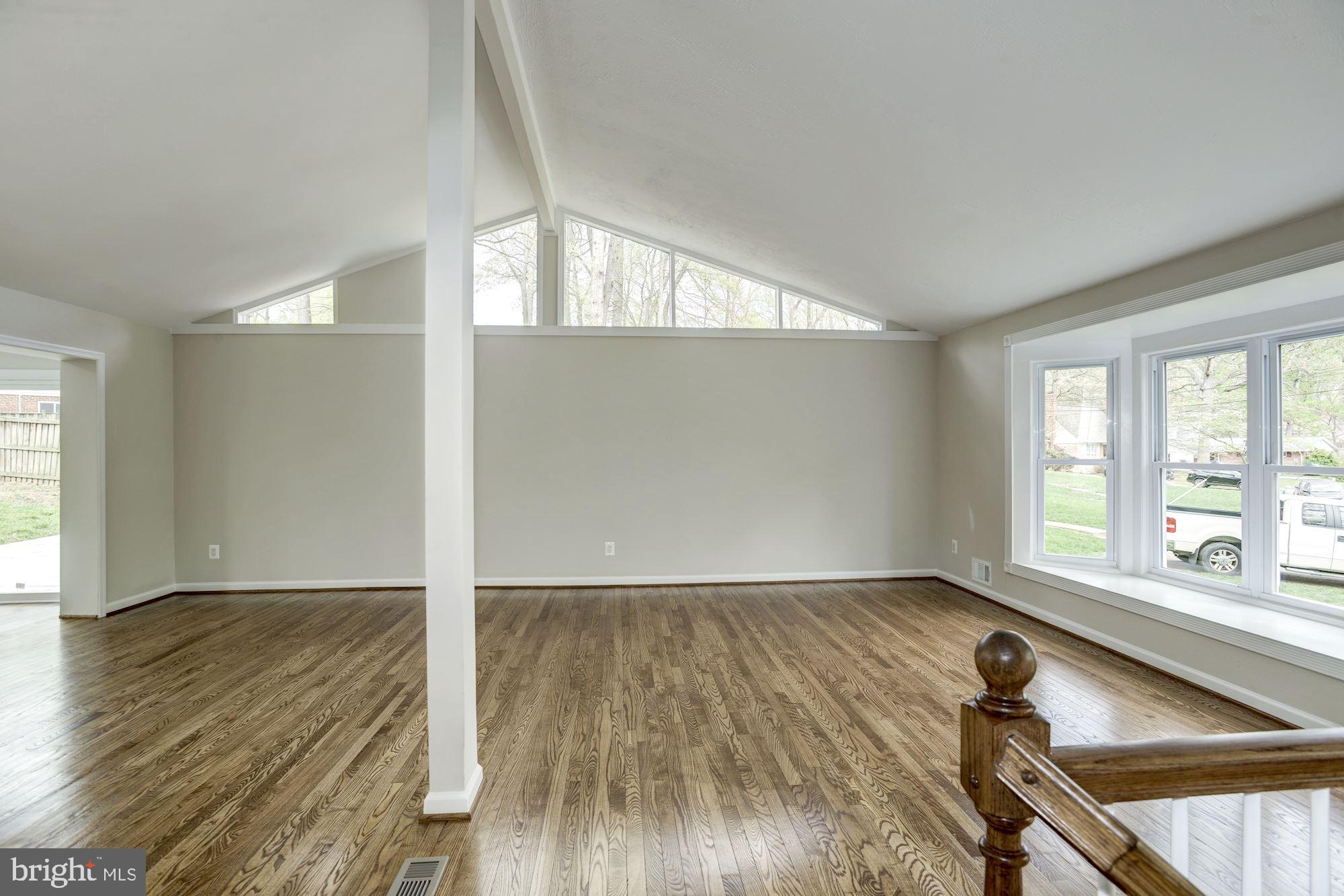 8820 Trafalgar Court Springfield, VA 22151 - Photo 17 of 51 Living RM with Bay Window-Cathedral Ceiling