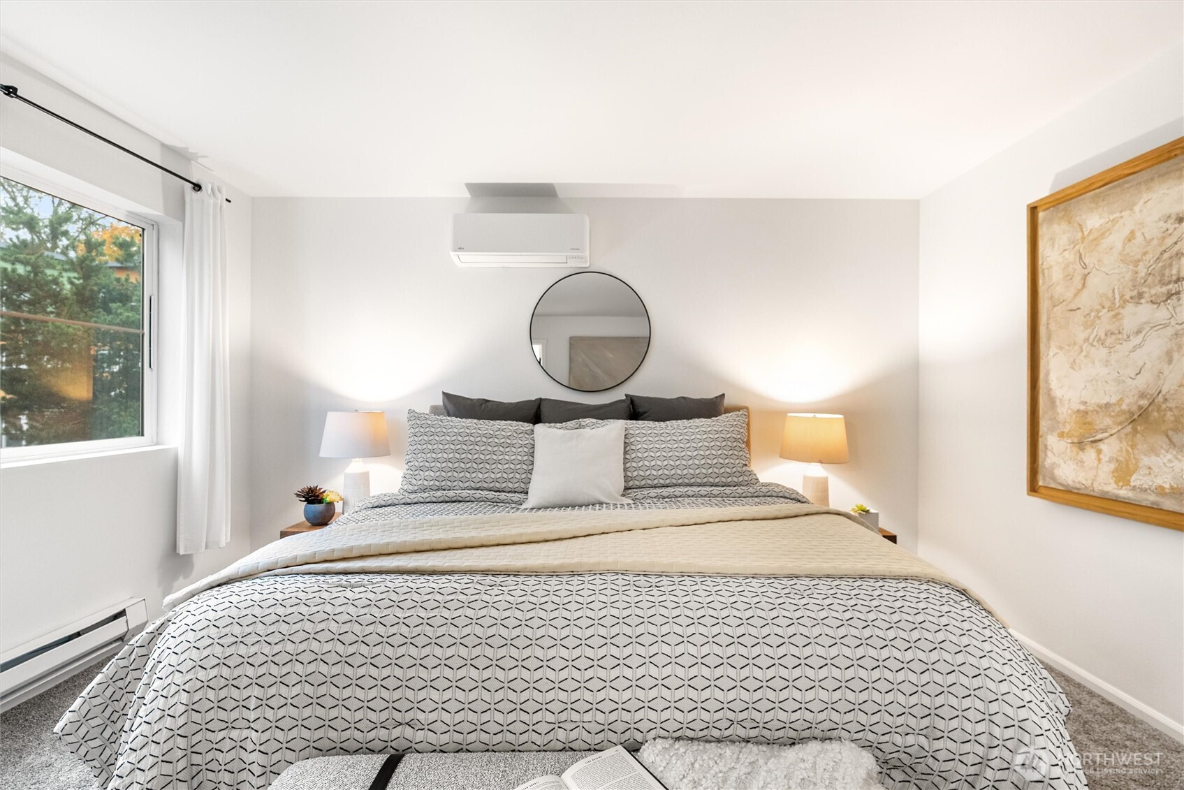 3957 South Chicago Street Seattle, WA 98118 - Photo 19 of 34 a bedroom with a large bed and a window