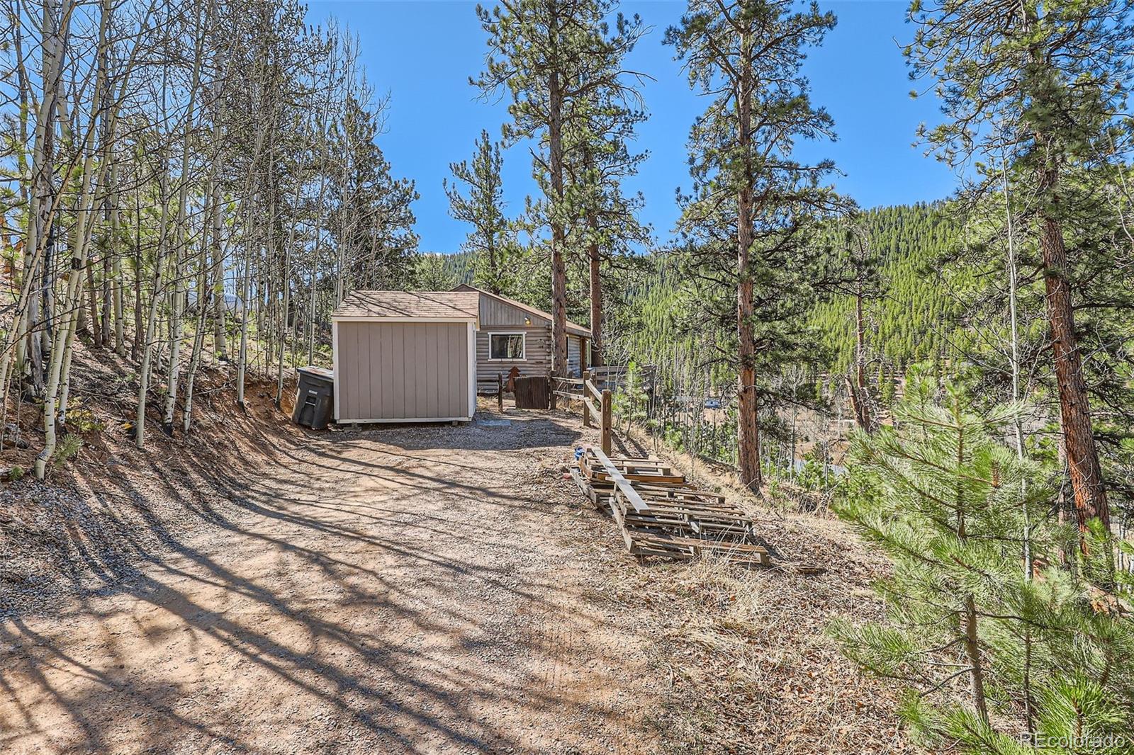 398 Gross Road Bailey, CO 80421 - Photo 4 of 28 a view of a backyard
