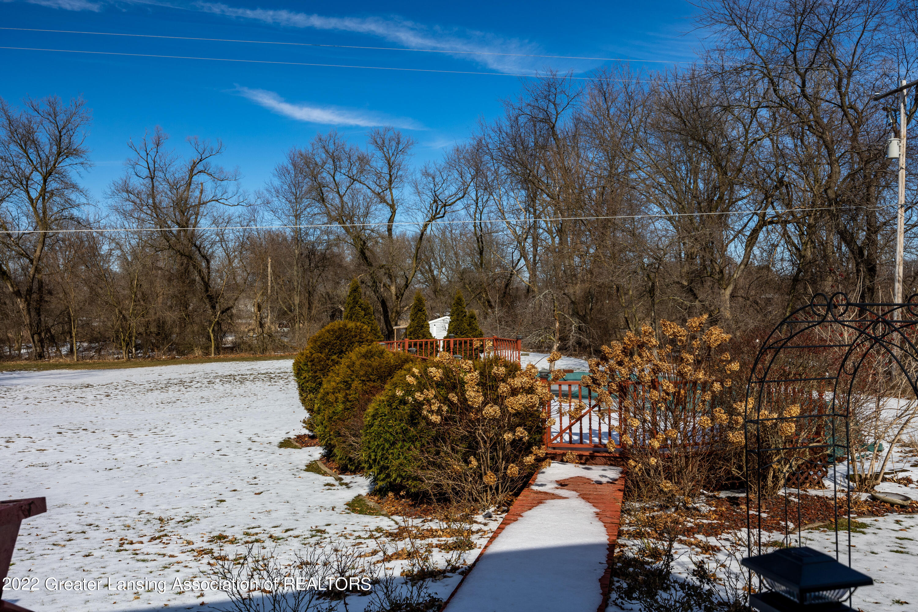 7100 West Cutler Road Dewitt, MI 48820 - Photo 22 of 42 view from back deck