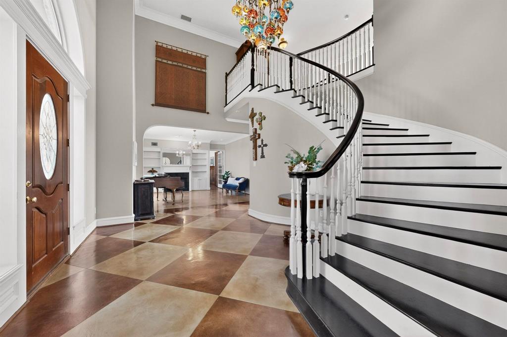 2108 Kyle Circle Heath, TX 75032 - Photo 3 of 40 Striking entry and spiral stairs!