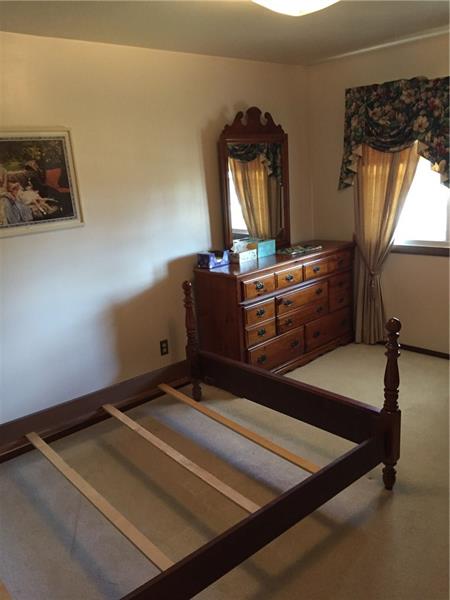 1908 Sohn Road Aliquippa, PA 15001 - Photo 14 of 23 Bedroom 2- spacious with plenty of storage and natural light.
