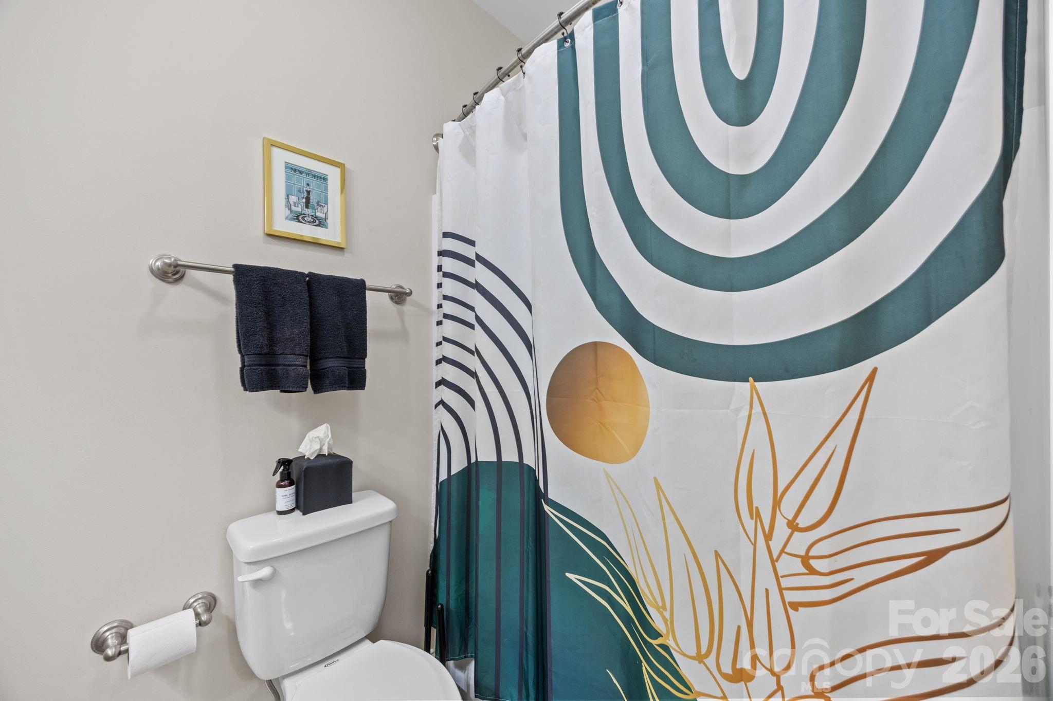 3 Dreambird Road Leicester, NC 28748 - Photo 35 of 48 a bathroom with a toilet and a sink