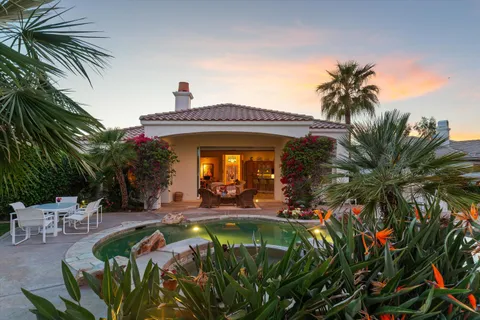 a view of a house with a patio