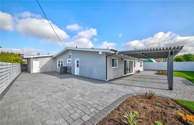 a view of a porch with a backyard