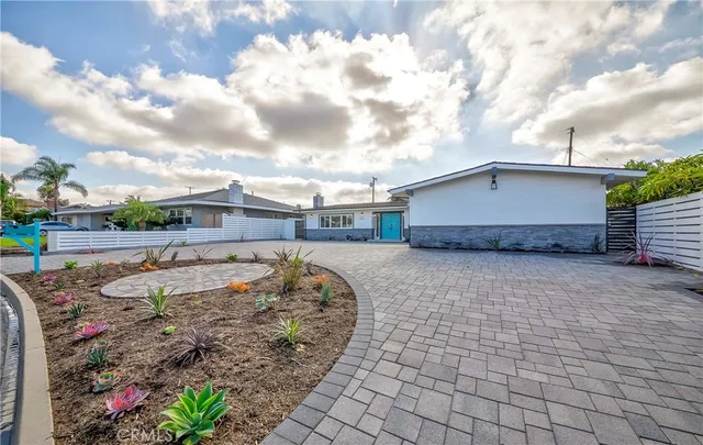 a view of a terrace with a bench