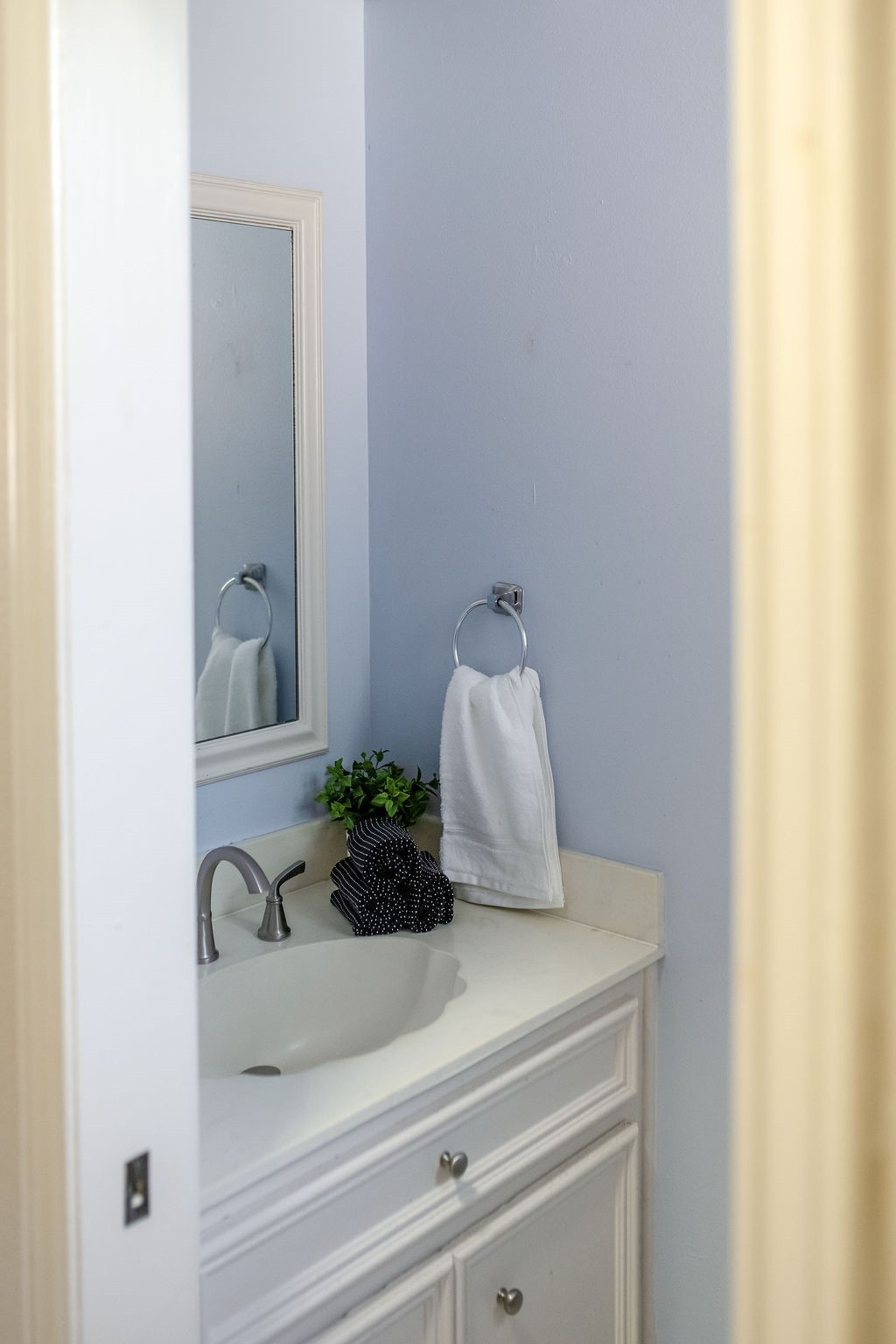 18319 Arbor Terrace Drive Spring, TX 77388 - Photo 19 of 34 a bath room with a sink and potted plant