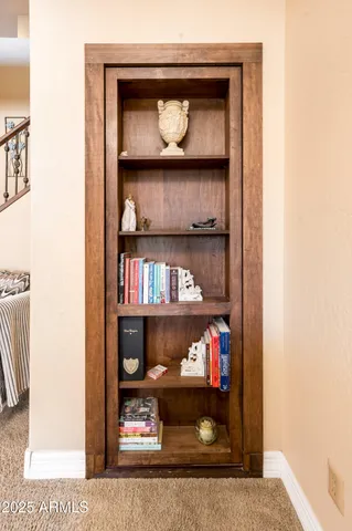 a view of entryway livingroom and hall