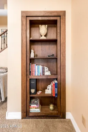 a view of entryway livingroom and hall