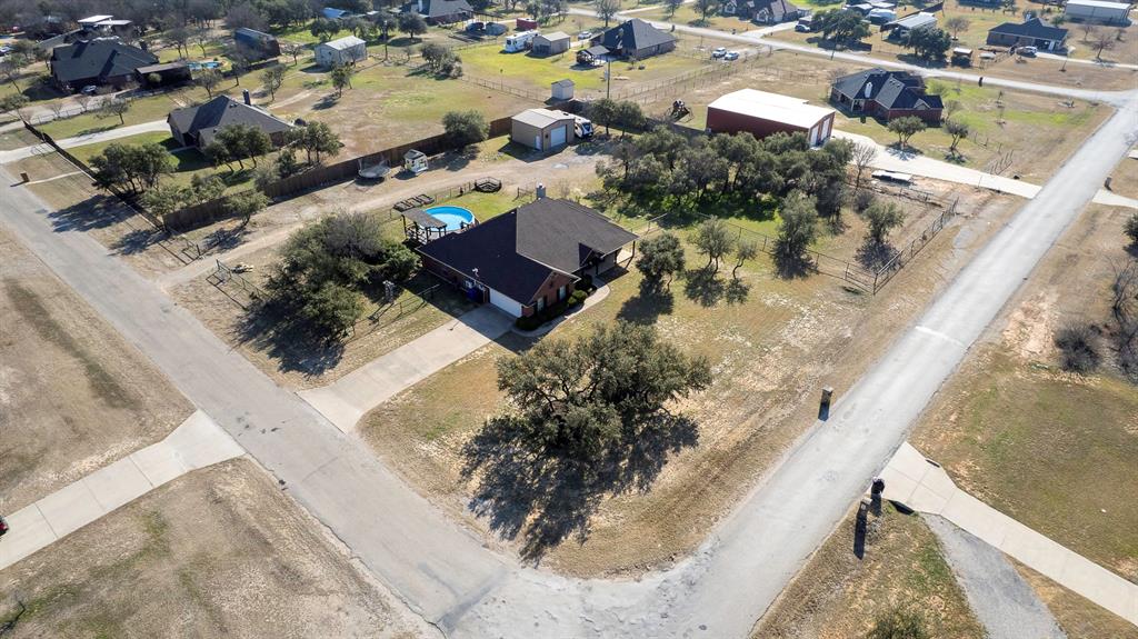 116 Miramar Circle Weatherford, TX 76085 - Photo 34 of 37 Drone / aerial view of outdoor living area