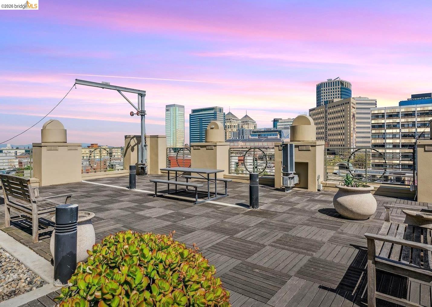 423 7th Street, Unit 303 Oakland, CA 94607 - Photo 5 of 19 a view of terrace with seating space and barbeque oven