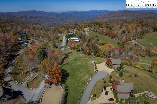 a view of a city with mountain