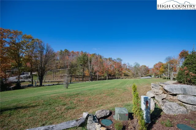 a view of a lake with houses