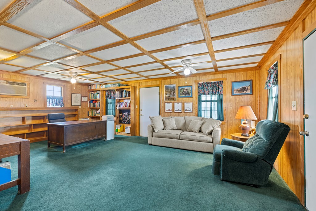 564 Gypsum Mine Road Fredericksburg, TX 78624 - Photo 16 of 20 a living room with furniture and a large window