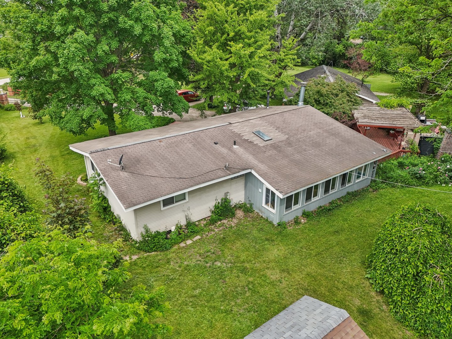 20214 Harmony Road Marengo, IL 60152 - Photo 48 of 56 an aerial view of a house with a yard