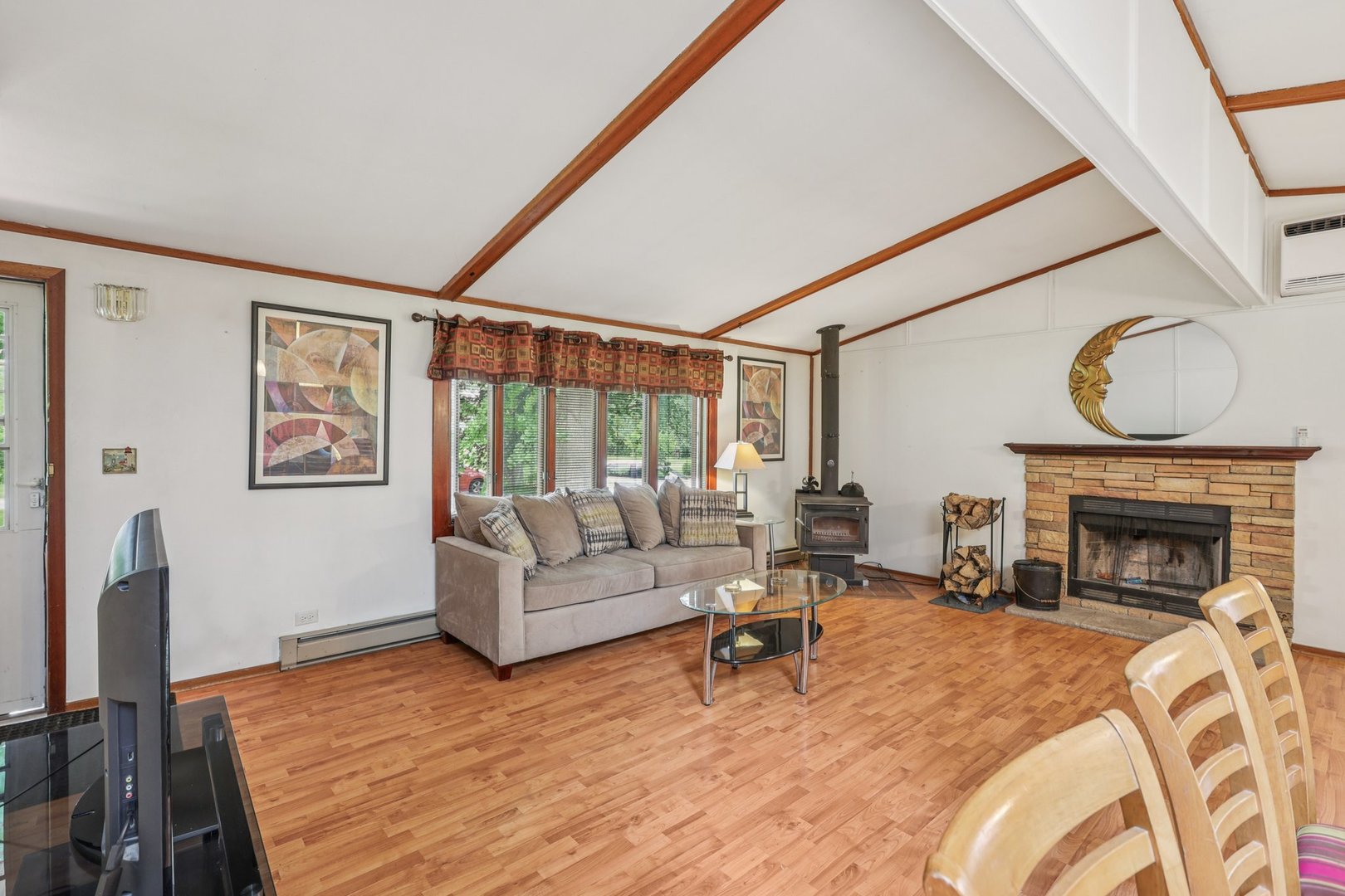 20214 Harmony Road Marengo, IL 60152 - Photo 5 of 56 a living room with furniture and a fireplace