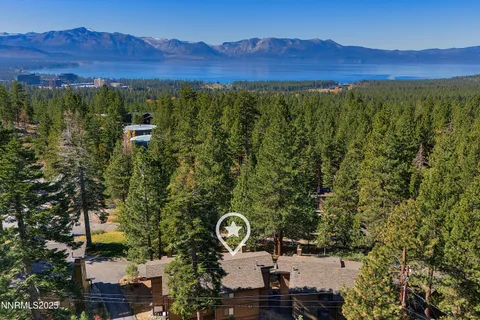 a view of a backyard with mountain view and mountain view