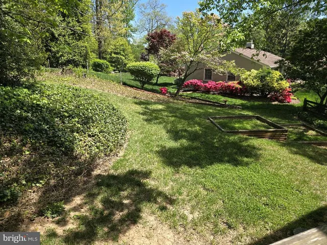 a view of an outdoor space and yard