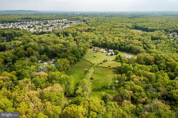 a view of a green field