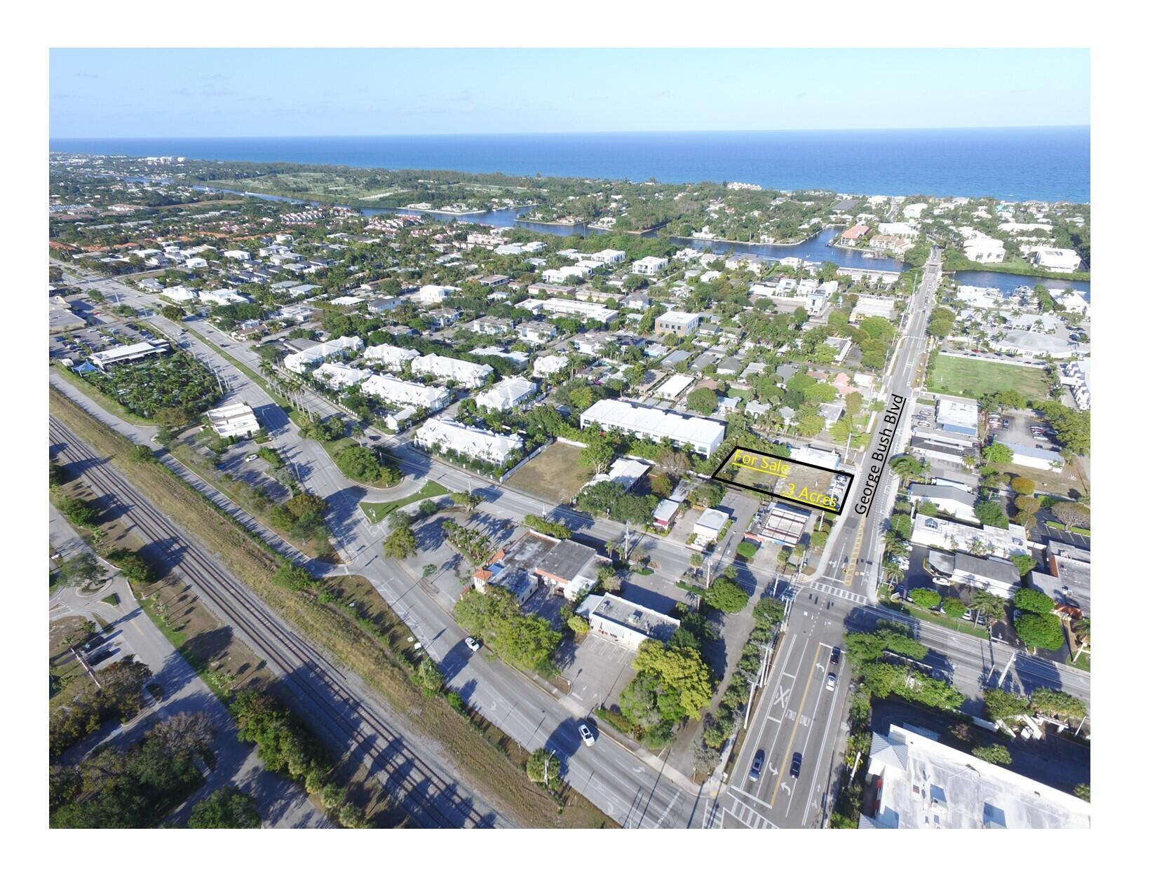 655 George Bush Boulevard Delray Beach, FL 33483 - Photo 2 of 2 a view of city and ocean