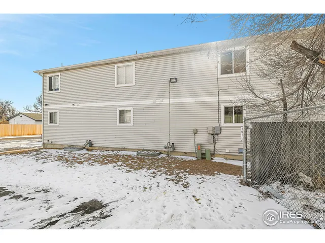 a backyard of a house