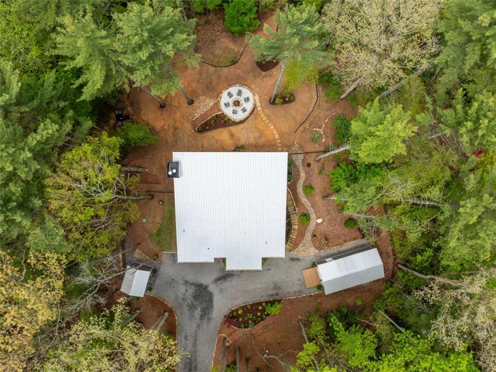 454 North Old Aska Road Blue Ridge, GA 30513 - Photo 9 of 33 an aerial view of a house with yard swimming pool and outdoor seating