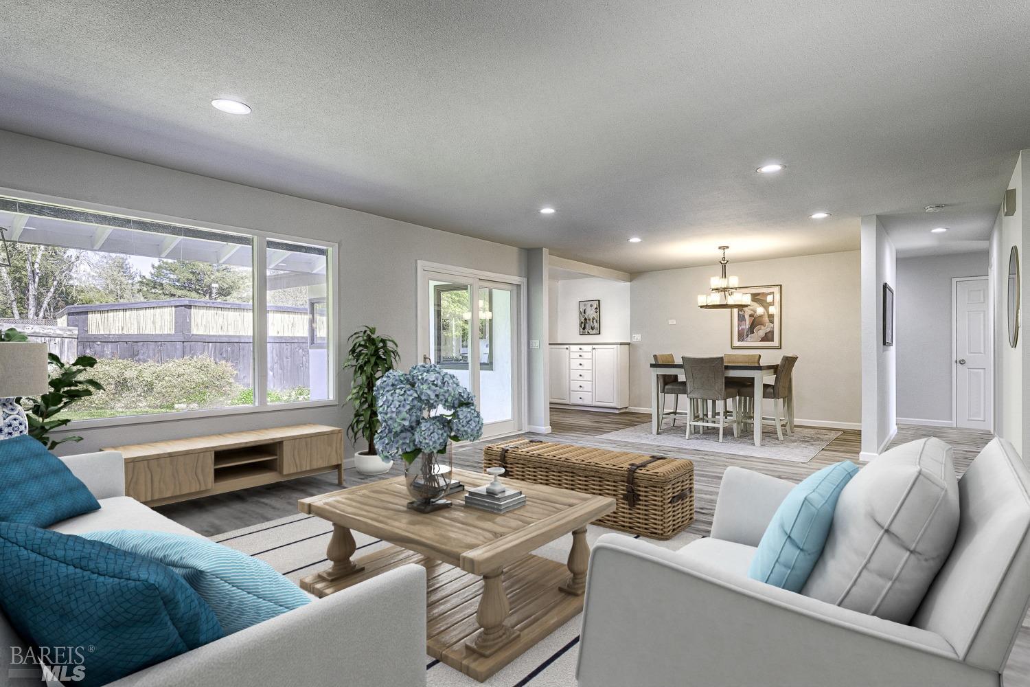 541 Los Alamos Road Santa Rosa, CA 95409 - Photo 1 of 1 a living room with furniture and a table