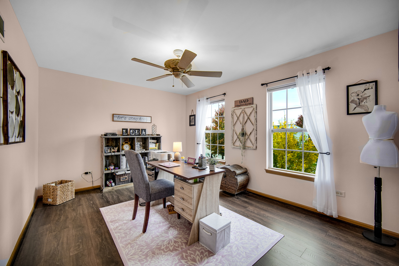 25421 Faraday Road Manhattan, IL 60442 - Photo 22 of 36 a view of a dining room with furniture window and wooden floor