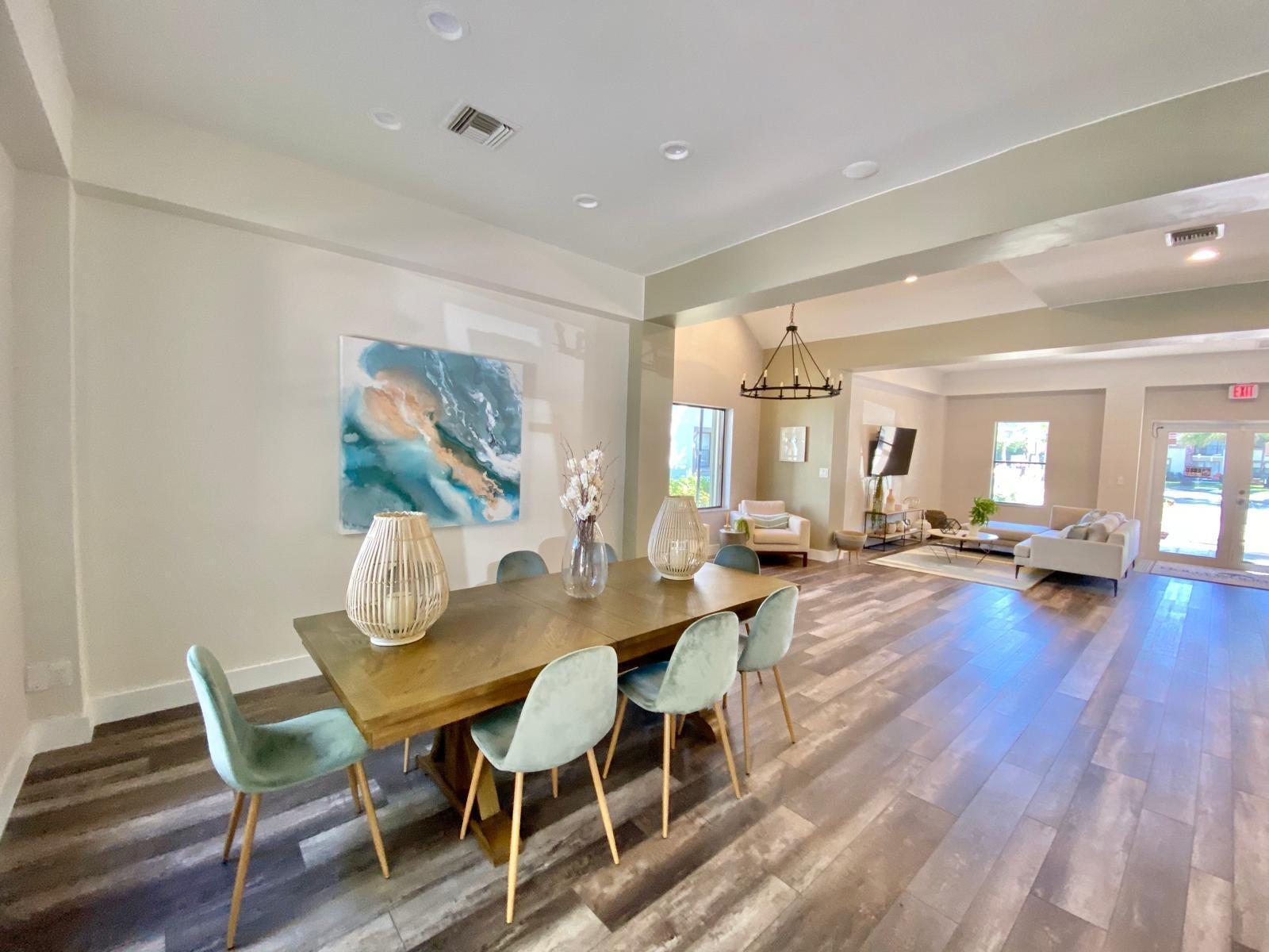 540 South Park Road Hollywood, FL 33021 - Photo 6 of 26 a view of a dining room with furniture and wooden floor