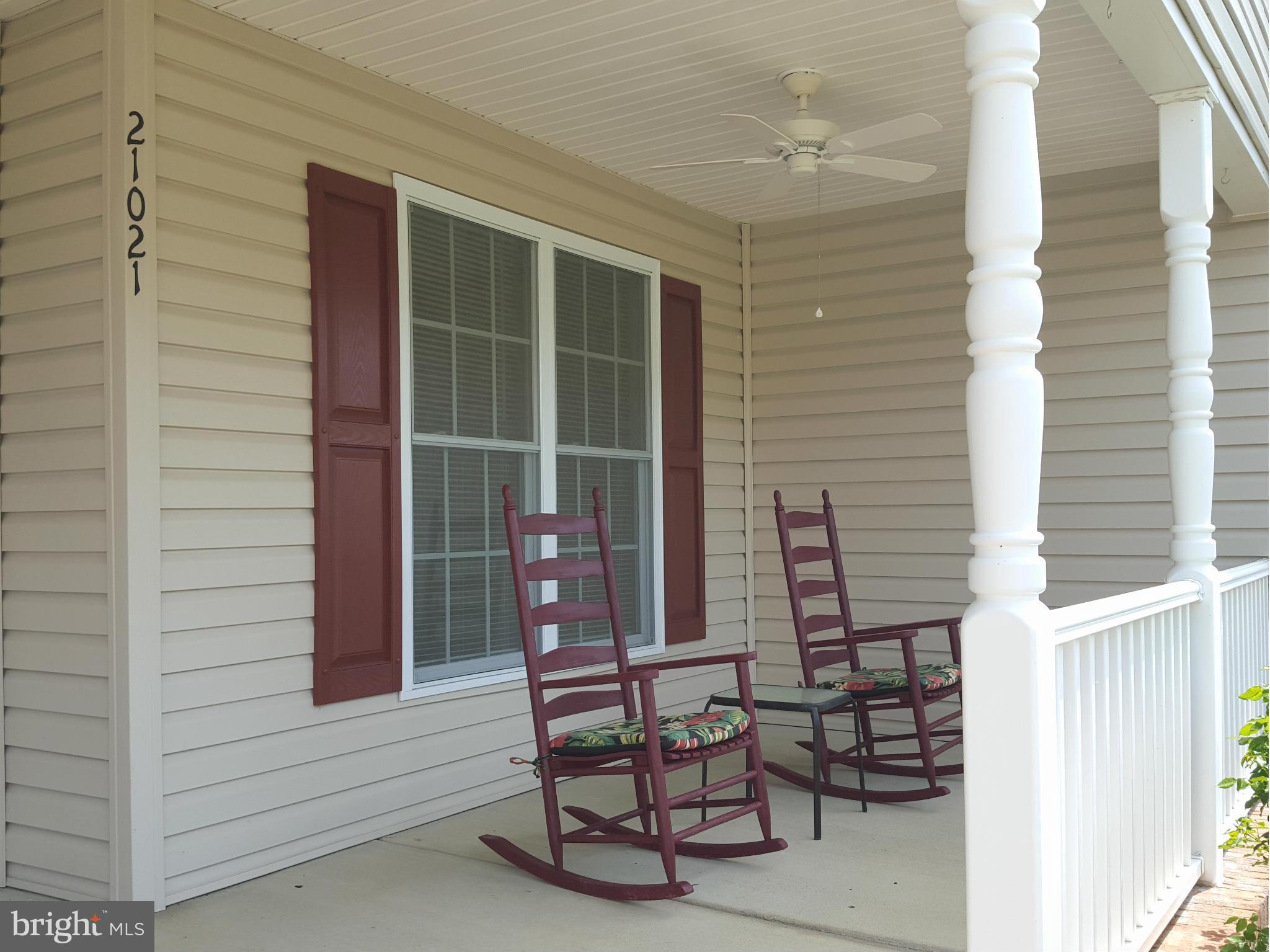 21021 Batna Road Culpeper, VA 22701 - Photo 3 of 30 Front porch with ceiling fan
