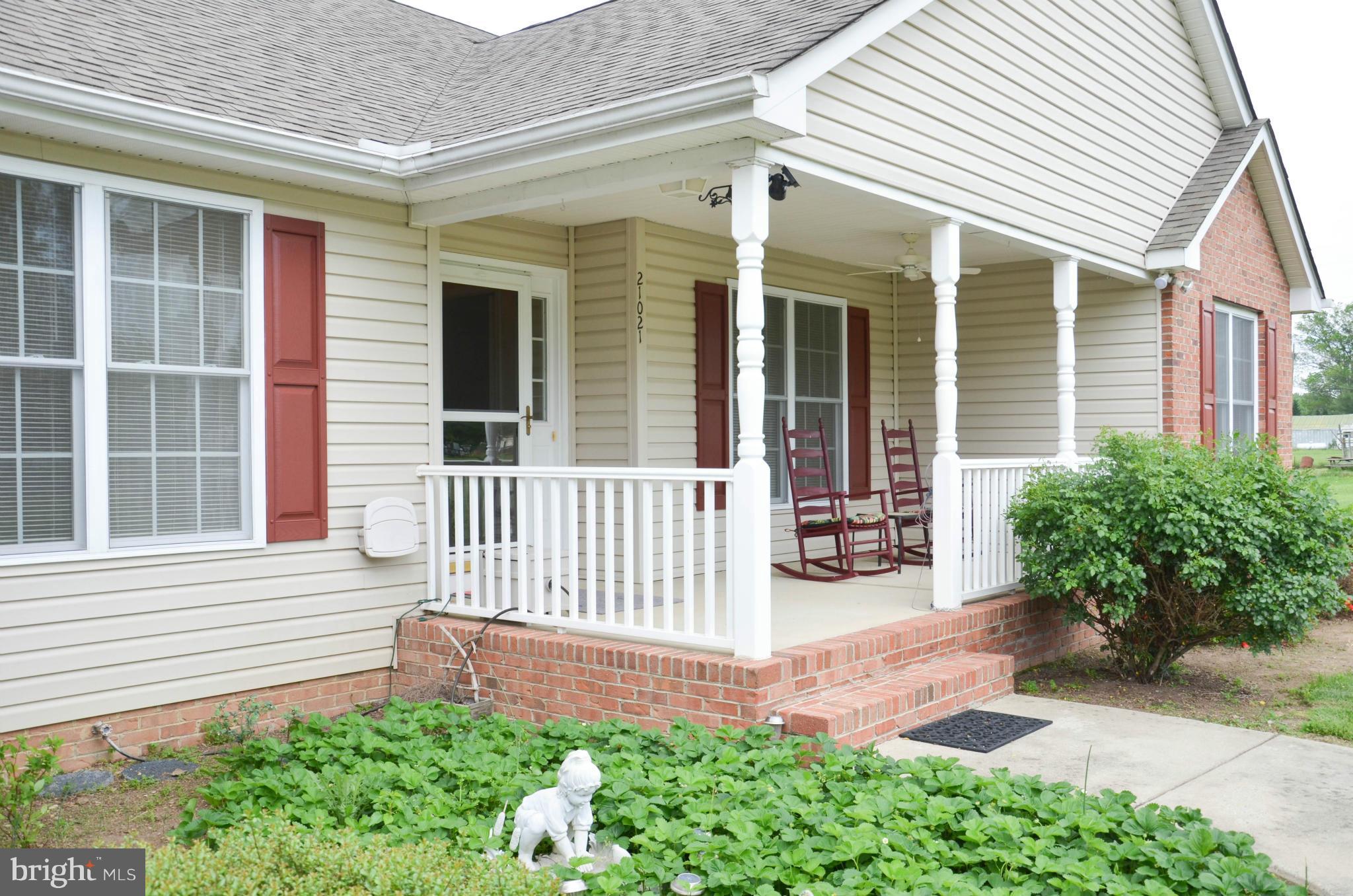 21021 Batna Road Culpeper, VA 22701 - Photo 25 of 30 Front Porch and Strawberry Patch
