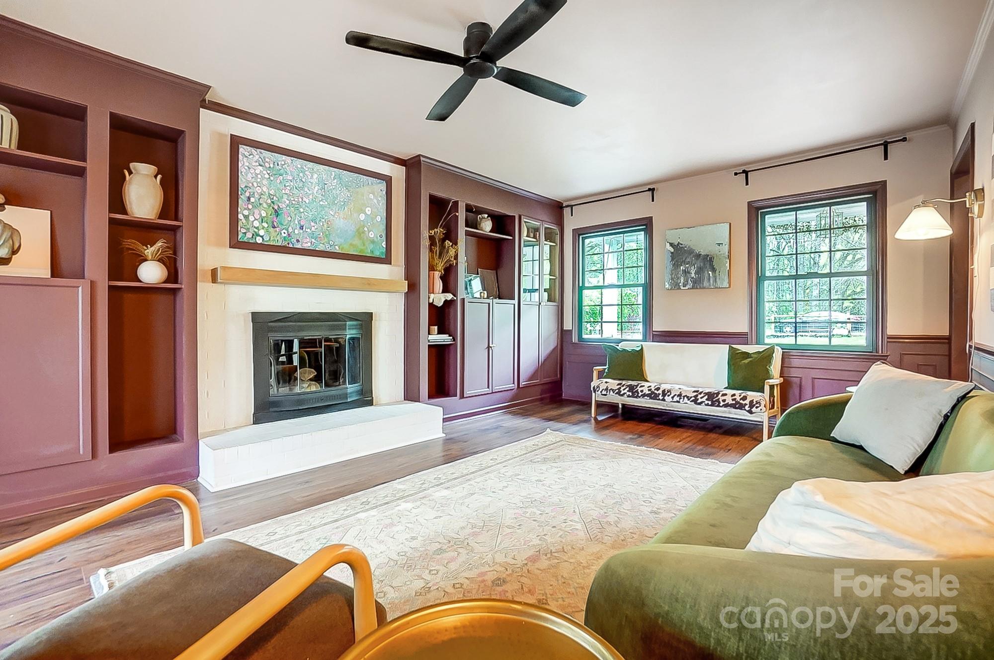 329 Treeline Drive Belmont, NC 28012 - Photo 9 of 48 a living room with furniture and a fireplace