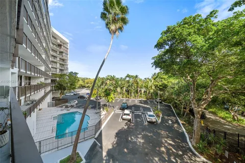 a view of an outdoor space with seating