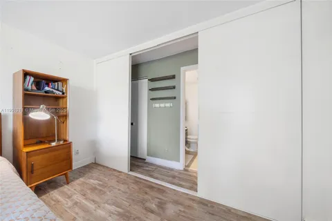 a view of a livingroom with a flat screen tv