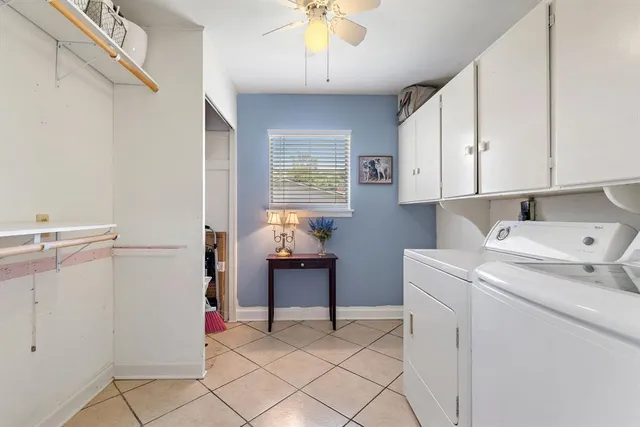 a room with storage and utility