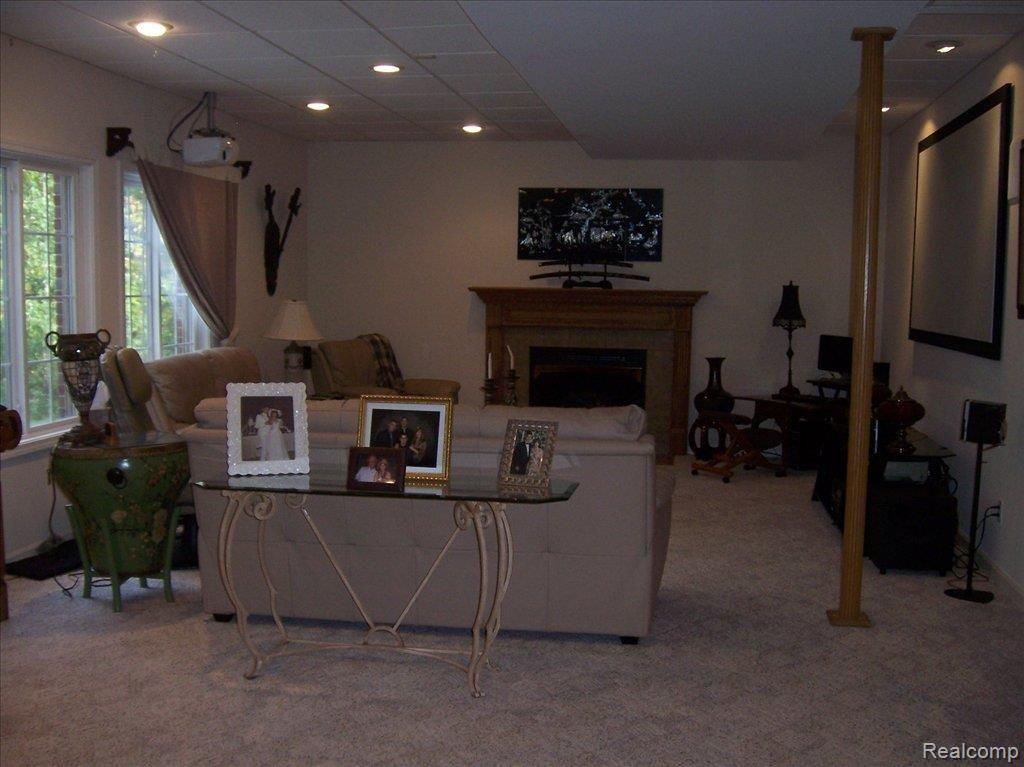 1130 Indianpipe Road Lake Orion, MI 48360 - Photo 24 of 25 Walkout LL Family Rm w/Fireplace