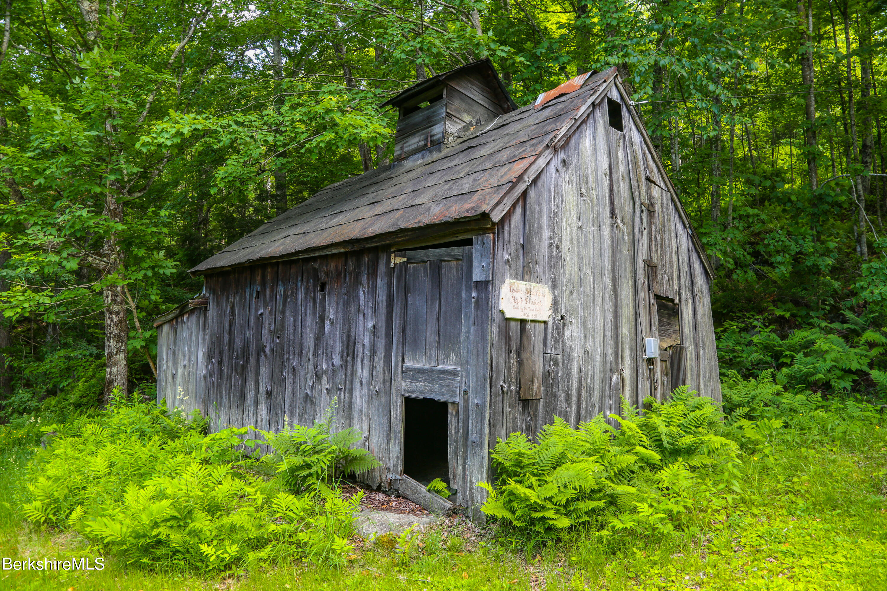 818 Main Road Chesterfield, MA 01084 - Photo 29 of 33 a view of barn house with a small yard plants and large tree