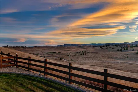 a view of a terrace with a yard