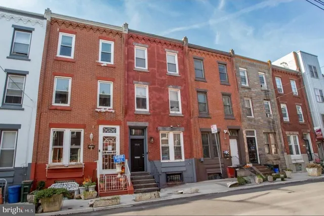 a front view of a building