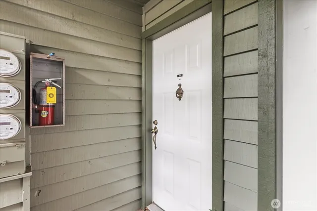 a view of front door