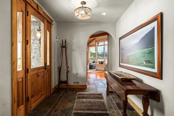 a very nice looking room with a large window