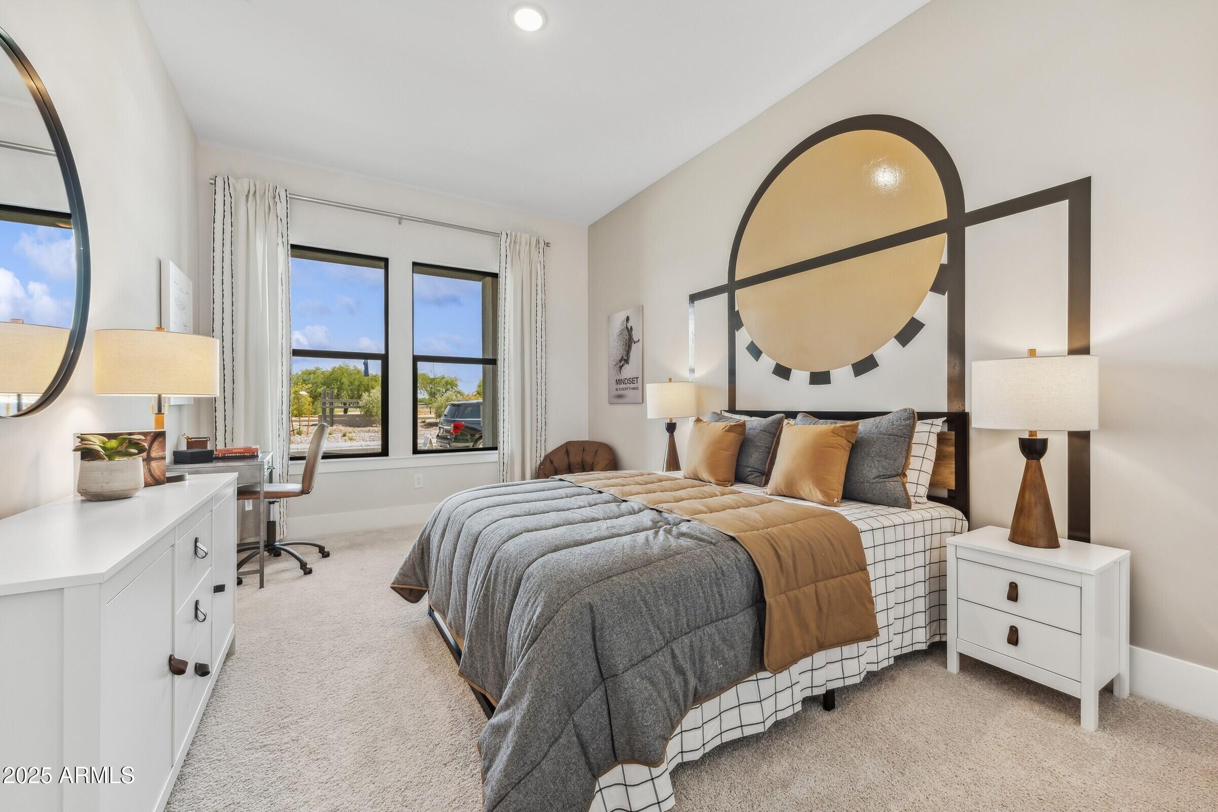 621 East Grayling Road San Tan Valley, AZ 85140 - Photo 22 of 33 a bed room with a bed and a large window