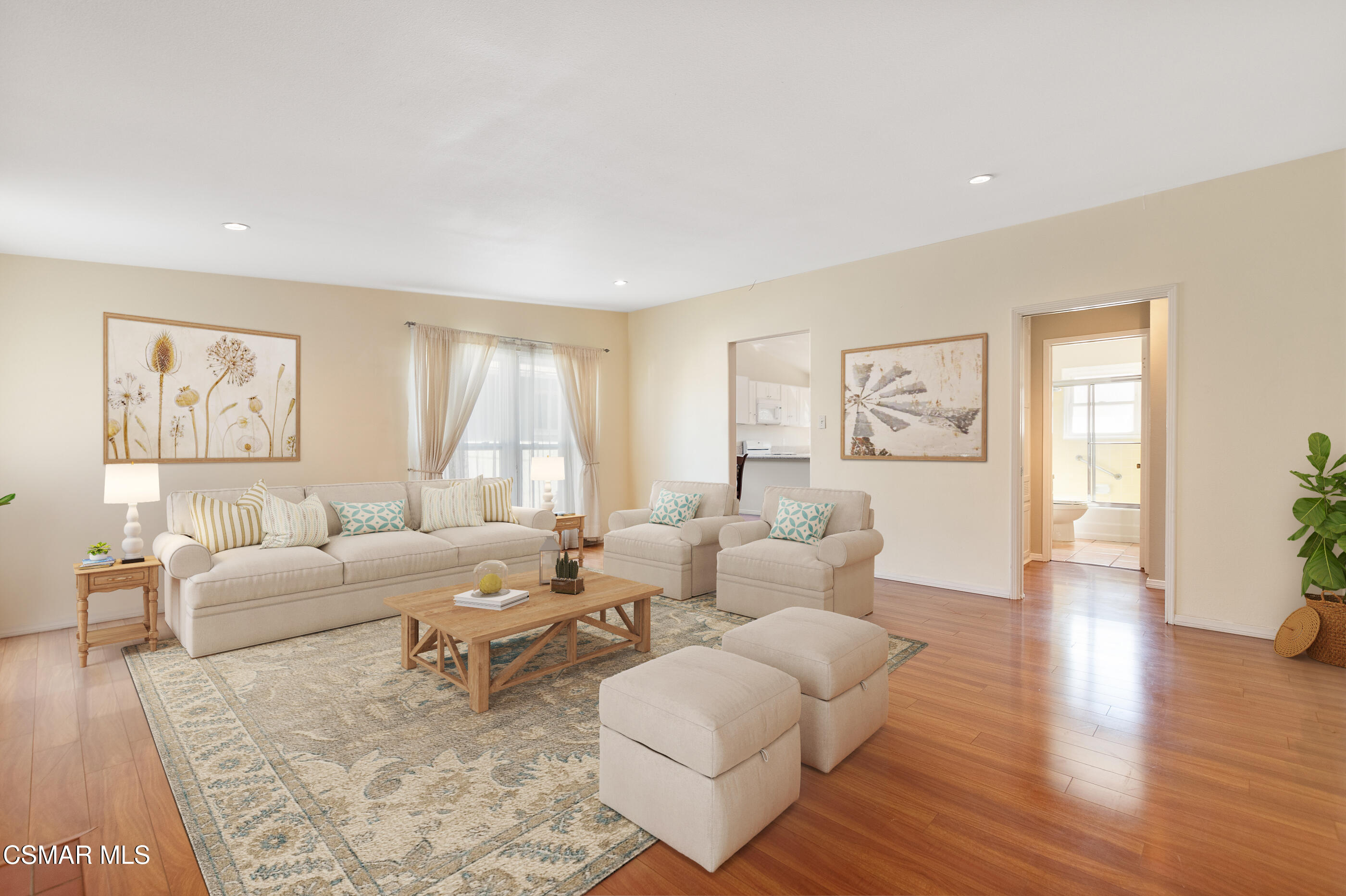 1204 Deodar Avenue Oxnard, CA 93030 - Photo 4 of 25 a living room with furniture and wooden floor